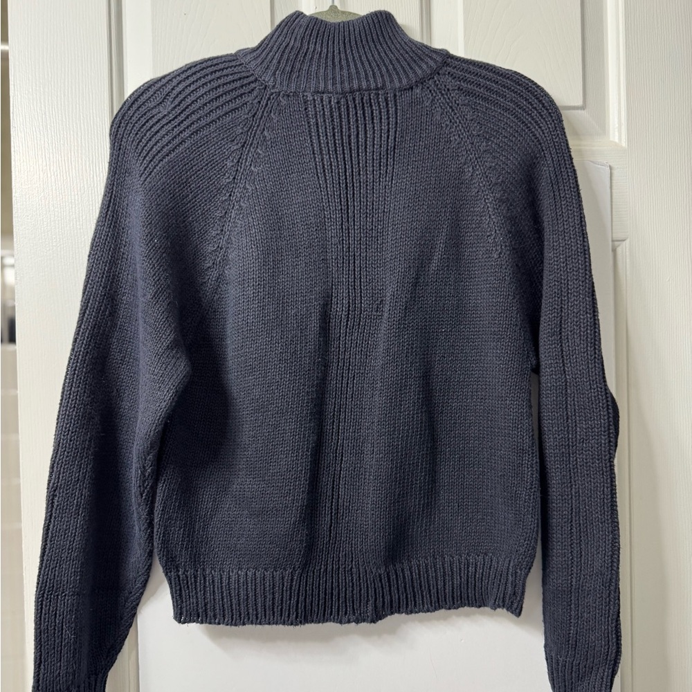 Fashion Simple Mock Turtle Neck Sweater, M, Black, Pullover, Raglan Sleeves NWOT